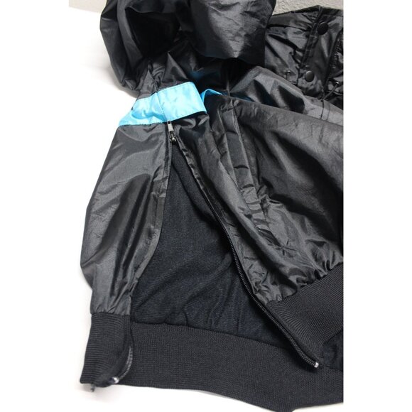 Seattle Blues vintage 90s stash hood 1/2 zip water resistant windbreaker jacket - Picture 13 of 14